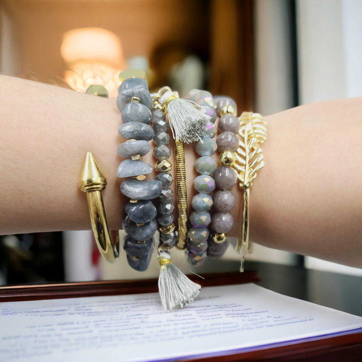 Cashmere Bracelet Stack