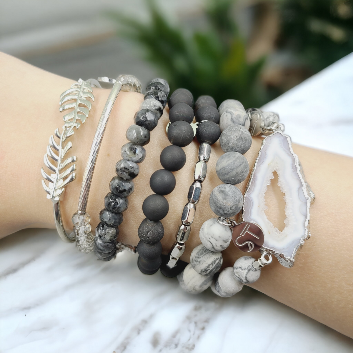 Silver Dusk Bracelet Stack