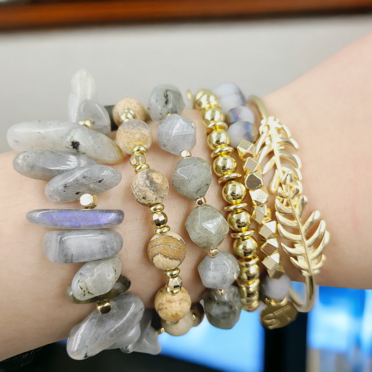 Chestnut Haze Bracelet Stack