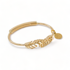 Gold Laurel Leaf Bracelet